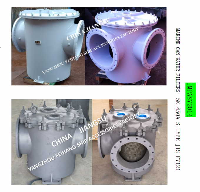 MARINE SEA WATER FILTERS MARINE SEA WATER STRAINERS 5K450A STYPE JIS