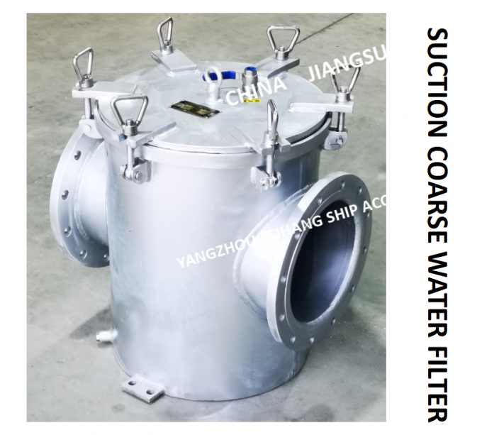 INLET COARSE WATER FILTER OF SEAWATER PUMP OF MAIN ENGINE, STRAIGHT